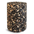 Duncraft Four Seasons Seed Cylinder Large, a compressed suet block made of assorted bird seeds and nuts, designed for year-round bird feeding and easy hanging.