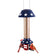 PestOff Squirrel Proof Bird Feeder US Flag featuring two Northern Cardinals, showcases spring-loaded perches and a patriotic design, effectively deterring squirrels.