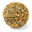 Duncraft Woodpecker Wild Bird Seed Balls, resembling small rock balls, designed to attract woodpeckers and nut-eating birds, available in sets of 12 or 24.