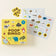 Poop Bingo children's wildlife game featuring illustrated bingo boards with animals, droppings and matching tokens