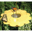 BirdsChoice Butterfly Feeder with butterflies feeding on nectar, featuring multiple fruit trays and a nectar basin.