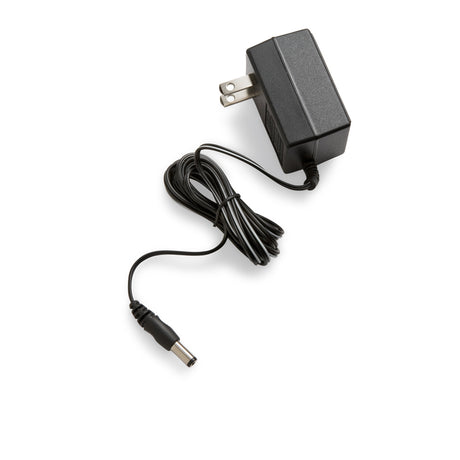 Droll Yankee Flipper AC/DC Adapter, featuring a close-up of the black power adapter with a plug and wire, used to recharge the Yankees Flipper Power Stick.