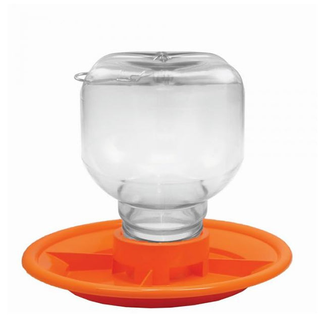 Switch N Swap 32 oz. Jelly Feeder: a clear glass container with a lid, designed to hold grape jelly for orioles, featuring an inverted jelly reservoir.