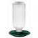 Switch N Swap 80 oz. Seed Feeder with clear hopper, green base, and black lid, featuring an easy-to-clean design and wide tray for various birds.