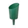 Hunter Green Seed Scoop and Funnel with 2 lb. capacity and quick-release handle for easy, one-handed bird feeder filling.