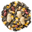 Cole's Critter Munchies Wildlife Food, 5-lb bag featuring a mix of peanuts, sunflower seeds, and corn, ideal for attracting various wildlife.