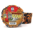 Hot Red Pepper Snak™ Stak'em, Set of 4: Close-up of a round snack package containing roasted peanuts, black-oil sunflower seeds, and red pepper, designed to attract birds and repel squirrels.