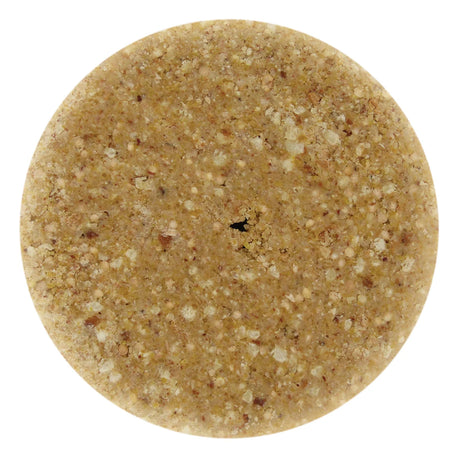 Peanut Delight Suet Stak'em, Set of 6, features a circular wafer of compressed grains and nuts, designed to attract birds with its energy-packed, no-melt recipe.