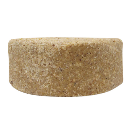 Peanut Delight Suet Stak'em, Set of 6: Tan, coarse, puck-shaped suet treat with visible ingredients, designed to fit stackable feeders and attract birds year-round.