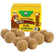 Peanut Delight Suet Balls, 12 pack: retail box containing 12 no-melt suet dough balls for wild bird feeding, designed to attract songbirds and woodpeckers.