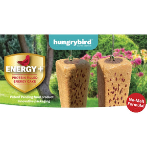 Energy+ RTU Bar with Blended Berry Filling, Set of 4 or 8, showcases no-melt, protein-packed energy cakes with seeds, featuring innovative packaging and a patent-pending formula.