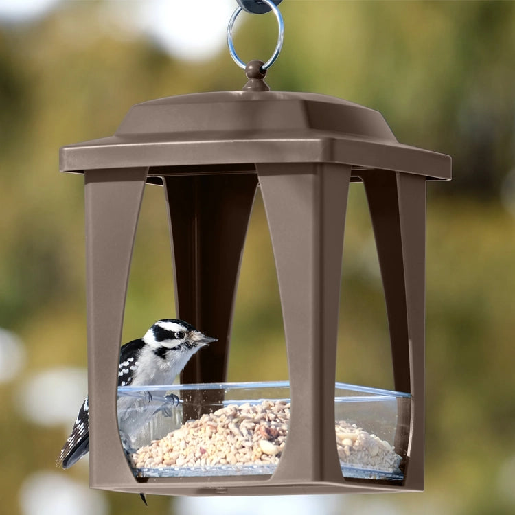 Nature's Way Dine-in Hanging Plastic Fly Through Bird Feeder