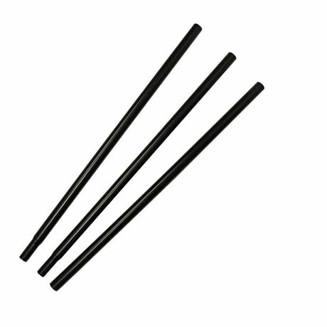 80 Heavy Duty Sectional Pole, shown disassembled in three parts, designed for bird feeders. Made from durable, rust-proof black metal with strong wall thickness for stability.