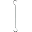 30 Wrought Iron Hanger Hook, Set of 3, designed for hanging bird feeders on branches up to 3.5 inches wide with a strong S-hook design.