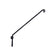 Hand Forged Wall Hanger: black metal tool with curved handle, hand-forged from wrought iron, designed for mounting bird feeders, featuring a durable black powder-coated finish.