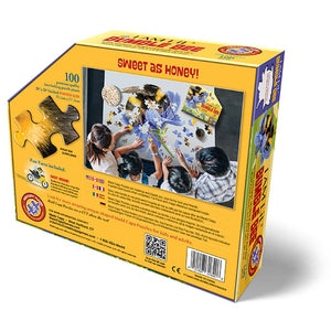 I Am Lil' Bumble Bee 100 pc. Puzzle box featuring a woman and child playing with puzzle pieces.