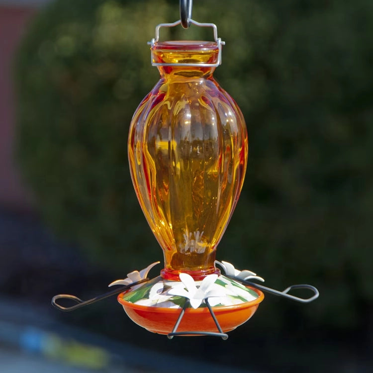 Fluted Glass Oriole Feeder