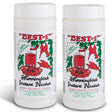 Best-1 Hummingbird Nectar, Set of 2: Two white bottles with red and green labels containing 100% natural, color-free powdered nectar for hummingbirds.