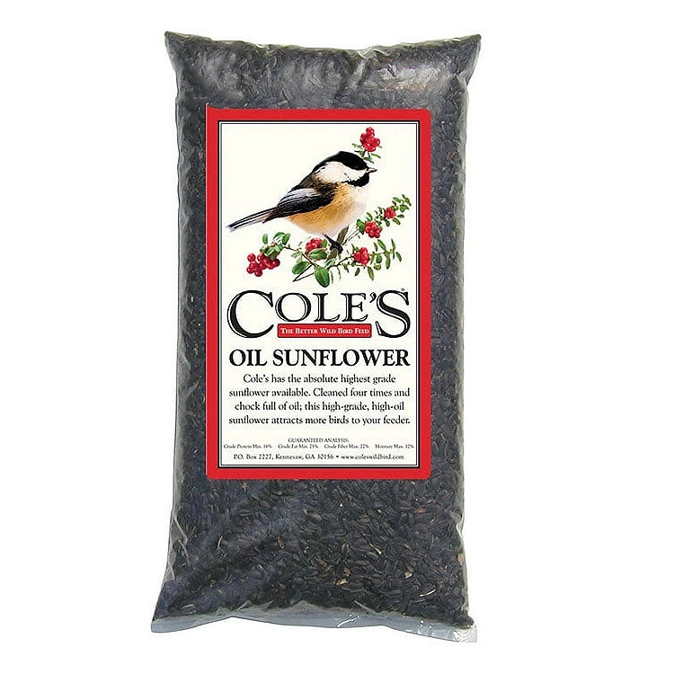 Cole's Black Oil Sunflower Bird Seed, 16 lb. bag