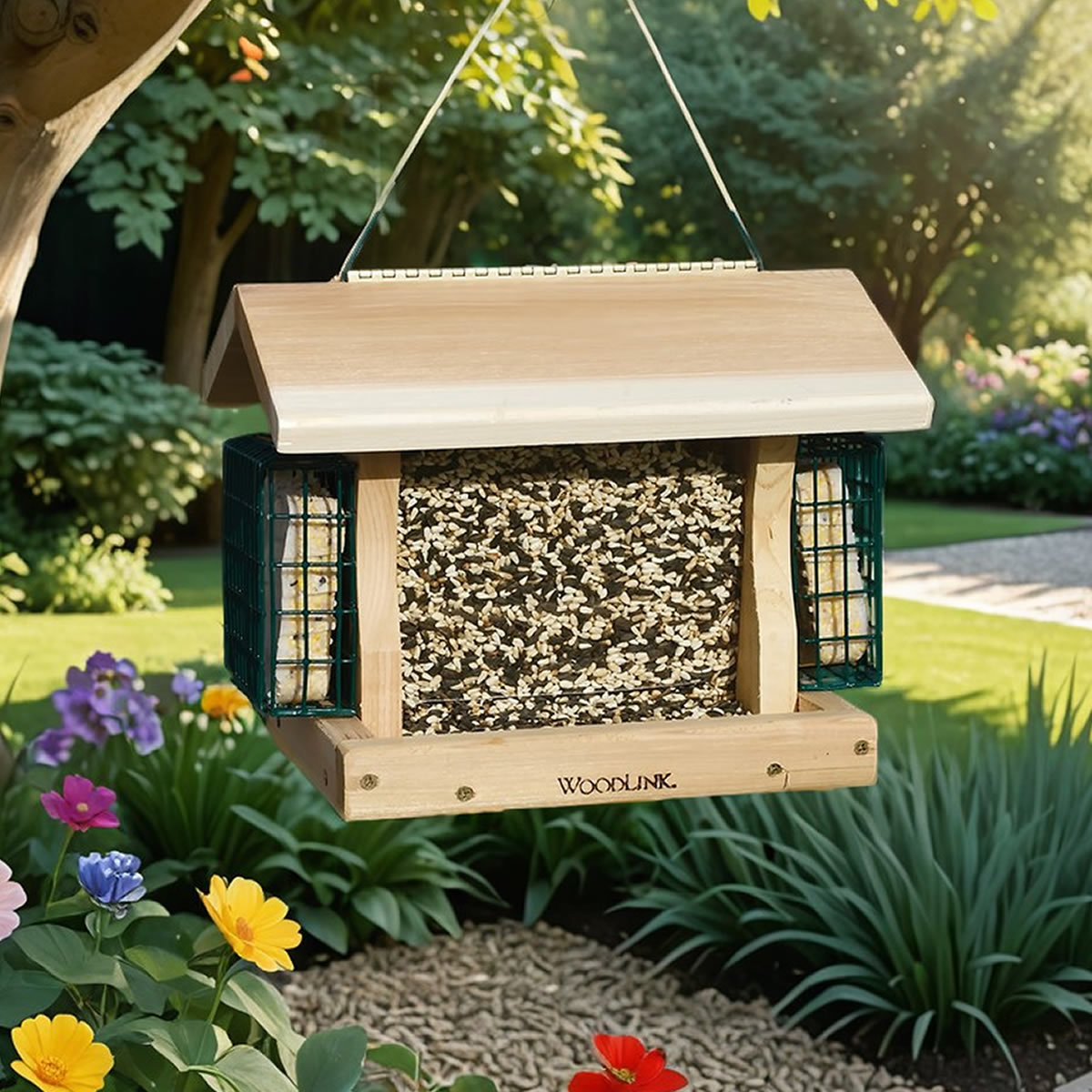 Premier Cedar Feeder with Suet Cages