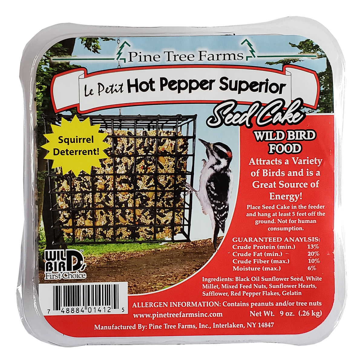 Le Petit Hot Pepper Superior Seed Cake, Set of 4