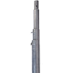 Coates Heavy Duty Telescoping Pole for Purple Martin houses, featuring a metal pole with screws and pre-drilled holes for secure mounting.