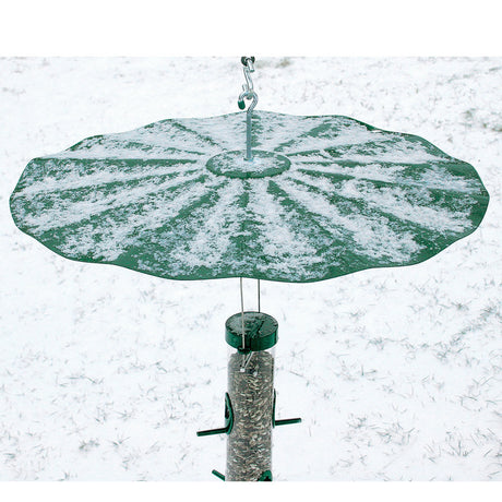 Extra Large Hanging Disk Squirrel Baffle, Green