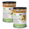 Two cans of Easy Mix Oriole Nectar, featuring all-natural ingredients for vibrant plumage.