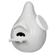 PMCA Excluder Ultimate Gourd Excluder 2, a white plastic birdhouse with a patented entrance and rain canopy, designed to protect Purple Martins from predators.