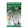 Close-up of the High Reach Hanger's hook, designed for hanging bird feeders from tree branches using a broom handle for easy reach and installation.