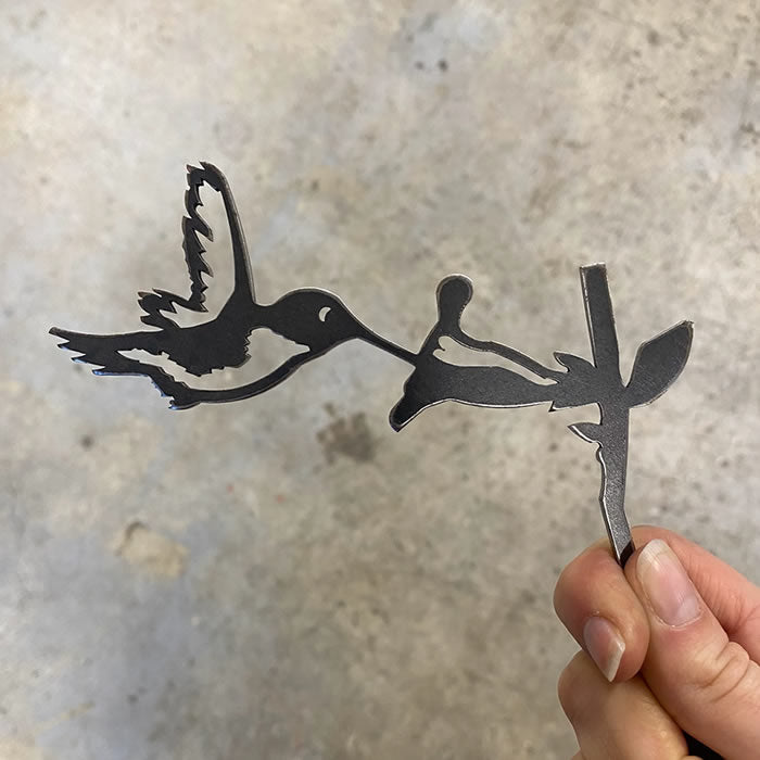 Metal Hollow Out Hummingbird Outdoor Waterproof Solar Lights Hum 並行輸入品 : 3 Pieces Metal Hummingbird Wall Art Decoration Hollow