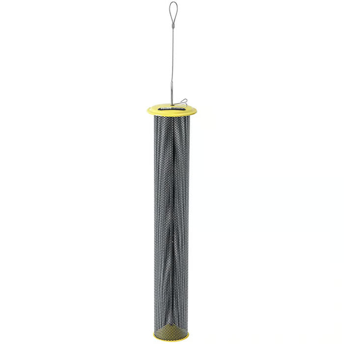 XLTall Magnet Mesh Tube with steel construction and mesh design, hangs with an 8-inch loop, holds up to 5 lbs. of Nyjer® seed.