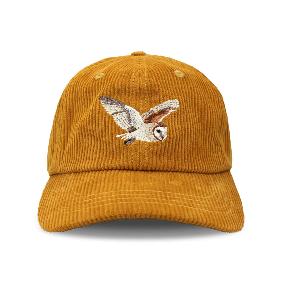 Barn Owl Corduroy Hat, Amber