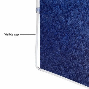 Detailed close-up of the visible expansion gap designed to allow seasonal material movement in the EasyView mealworm feeder.