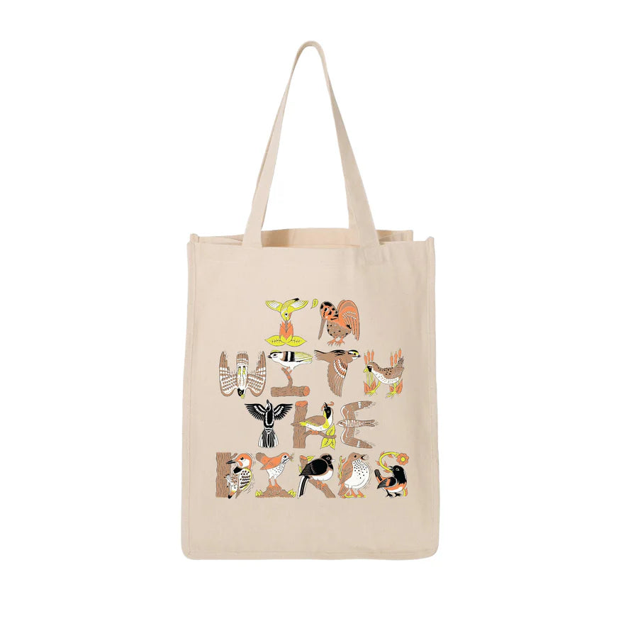 Bird Collective I'm with the Birds Tote Bag