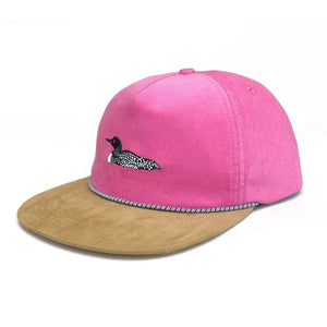 Loon Corduroy Hat, Hot Pink