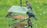4528 Bluebird Landing Twin Tray Feeder, available exclusively at duncraft.com
