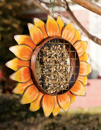 sunflower suet feeder