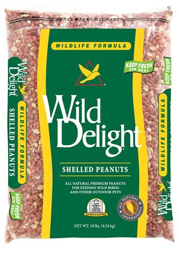 Wild Delight Shelled Peanuts Wild Bird Seed, 10-lb bag