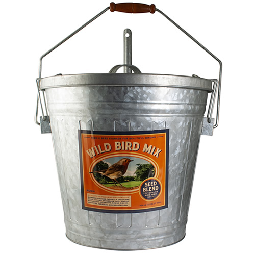Wild Bird Seed Storage Bucket with Seed Scoop
