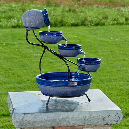 Blueberry Ceramic Solar Cascade