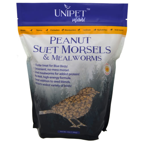 Unipet Wild Bird Peanut Morsel & Mealworms