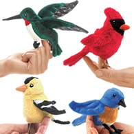 Folkmanis Mini Songbird Puppets